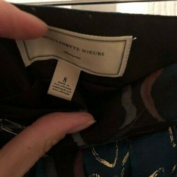 Anthropology Shimmered Monarch Skirt size 8 mint c - Picture 2 of 4